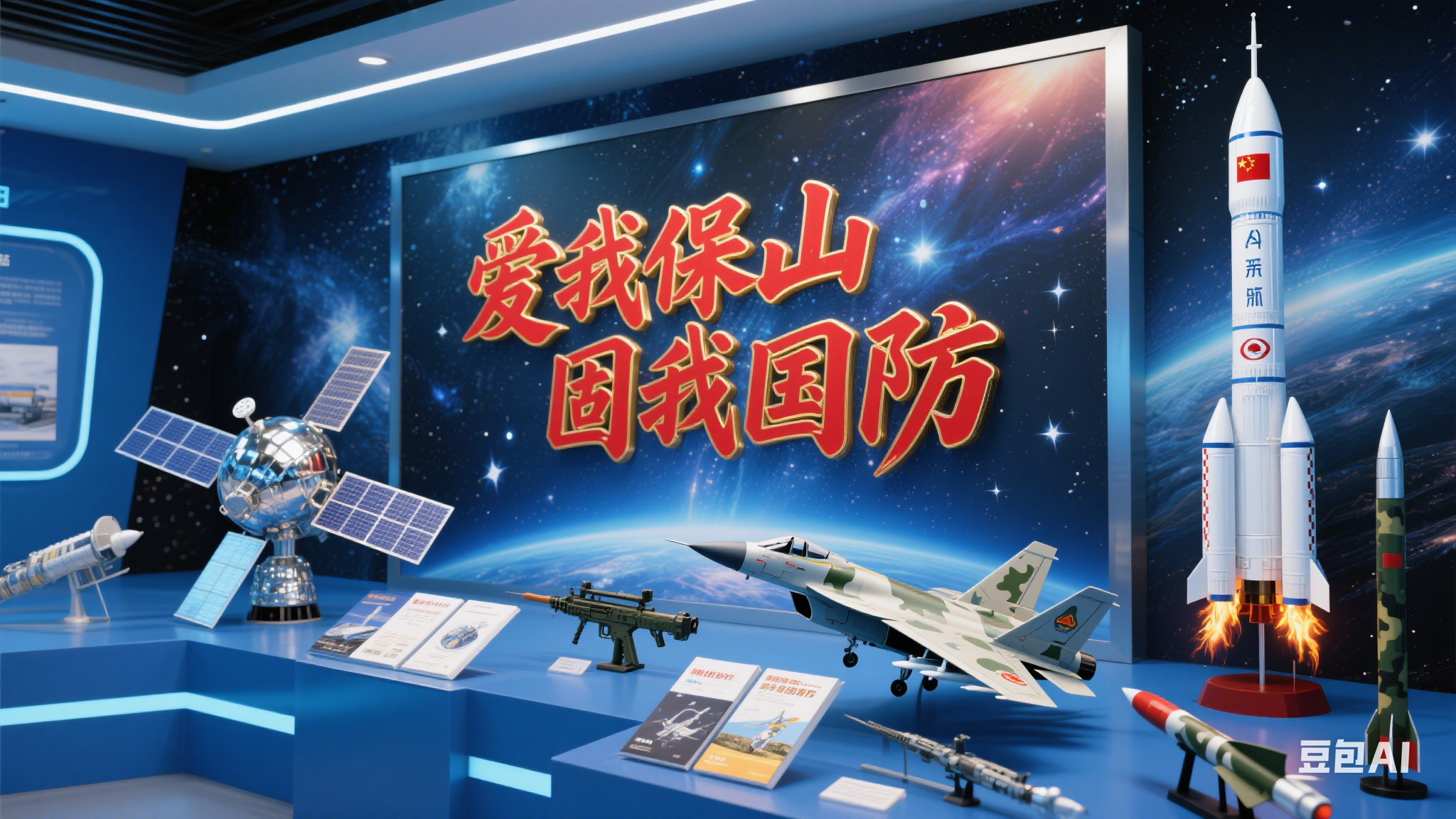 爱我保山 固我国防” 航空航天国防科技展震撼来袭